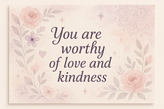 a self love post card