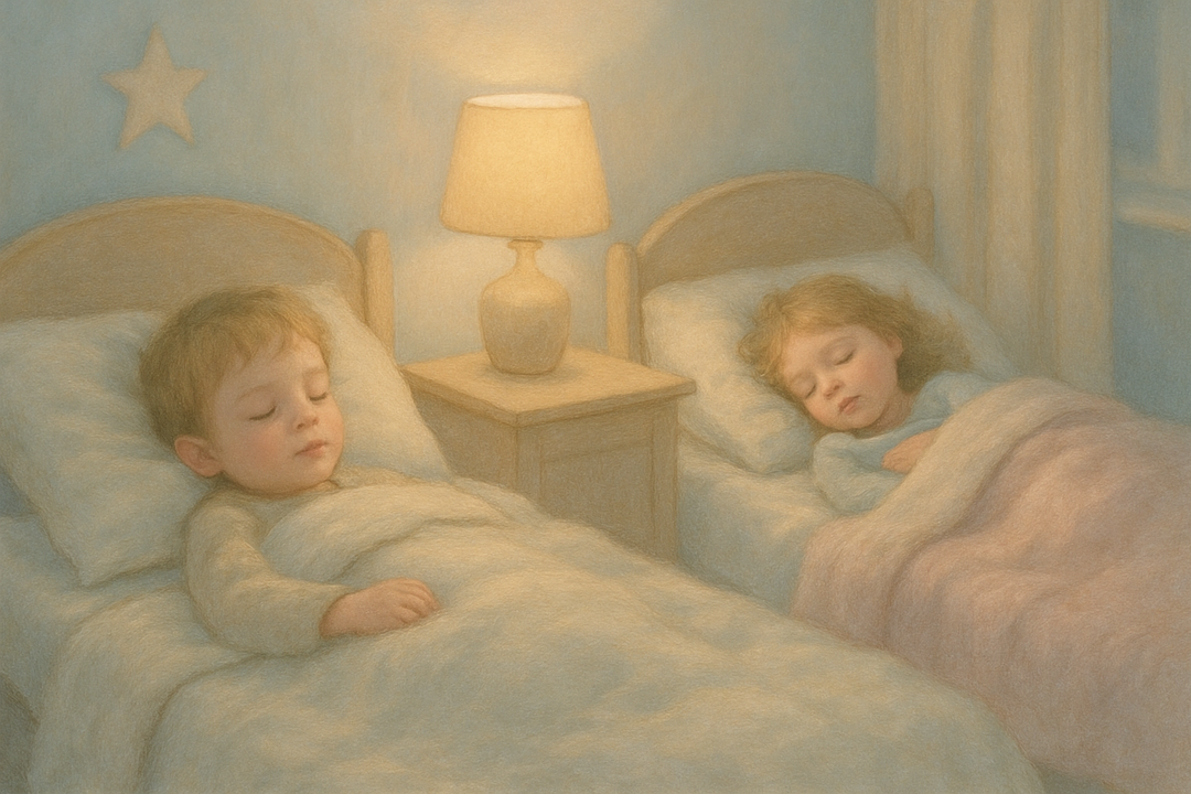 Children peacefully sleeping