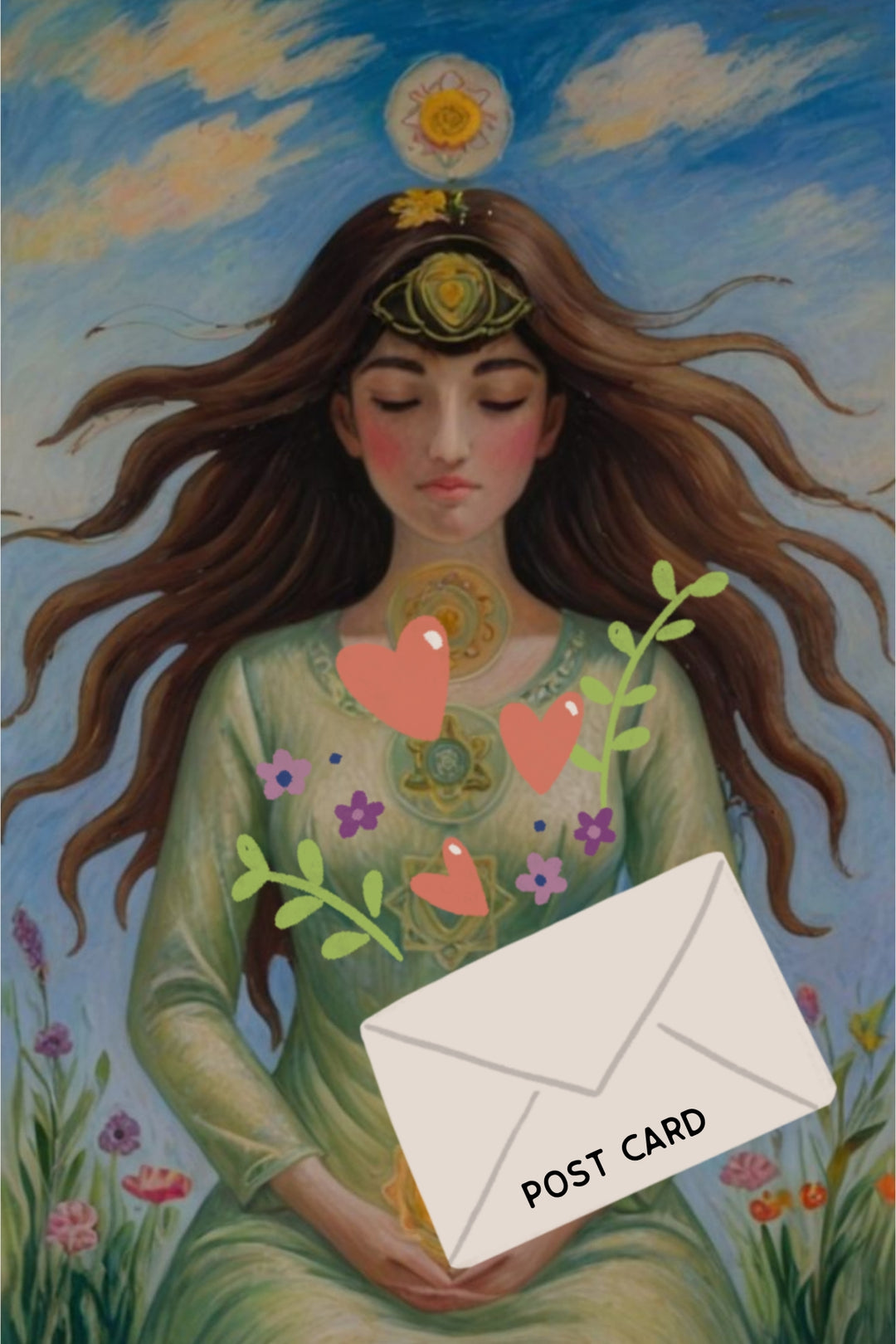 Chakra Cleansing Meditation set and Postcard TikTok Shop