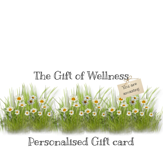 An instant, unique and thoughtful gift for your loved ones: The Gift Of Wellness | Gift Card