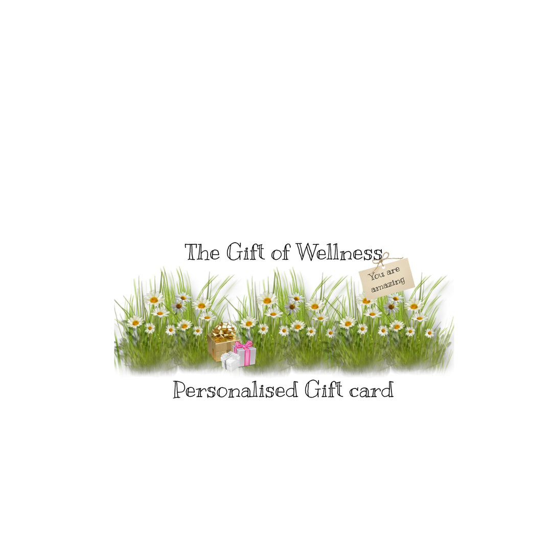 An instant, unique and thoughtful gift for your loved ones: The Gift Of Wellness | Gift Card